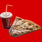 Pizza parče + Coca Cola