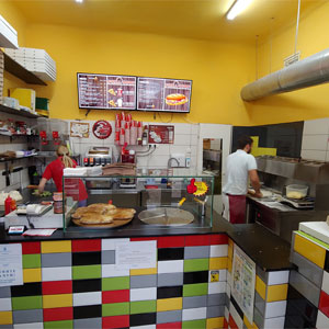 Pizza Shop Pančevo enterijer